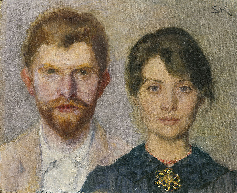 Dobbeltportræt af P.S. Krøyer og Marie Krøyer