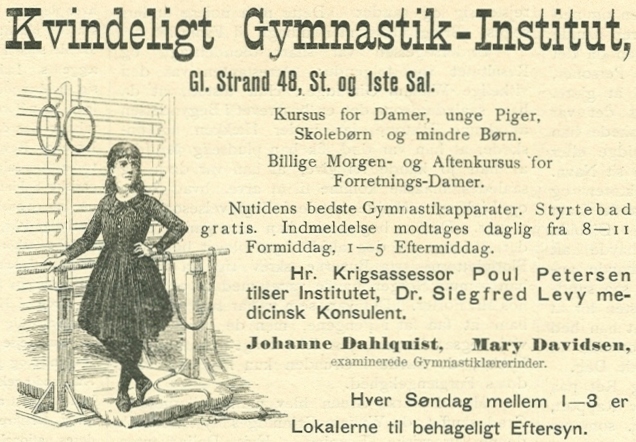 Gammel Strand 48 - Læderstræde 15 - 6 - Annonce fra Illustreret Tidende nr.5, 31.oktober 1886