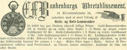 Klosterstræde 14 - 5 - annonce fra Illustreret Tidende