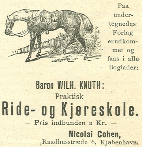 Kompagnistræde 30-32-32a-c - Rådhusstræde 6-6a-c - 7 - Annonce fra Illustreret Tidende nr.38, 19.juni 1887