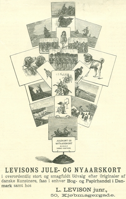 Købmagergade 50-50a-f - Pilestræde 65 - 11 - Annonce fra Illustreret Tidende nr.11, 15.december 1889