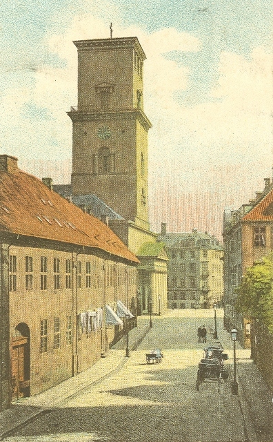 noerregade-og-frue-kirke-kortforlaget-danmark-sendt-i-1909