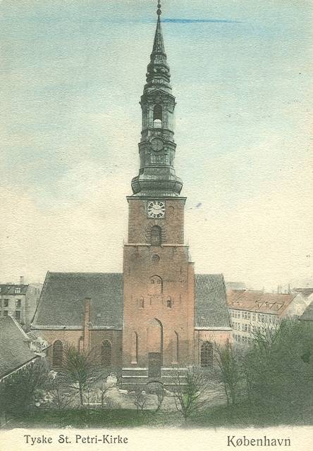 Sankt Peders Stræde 2 - 22 - ældre postkort