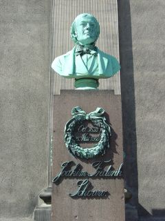 Schouw, J. F. - buste på Frue Plads